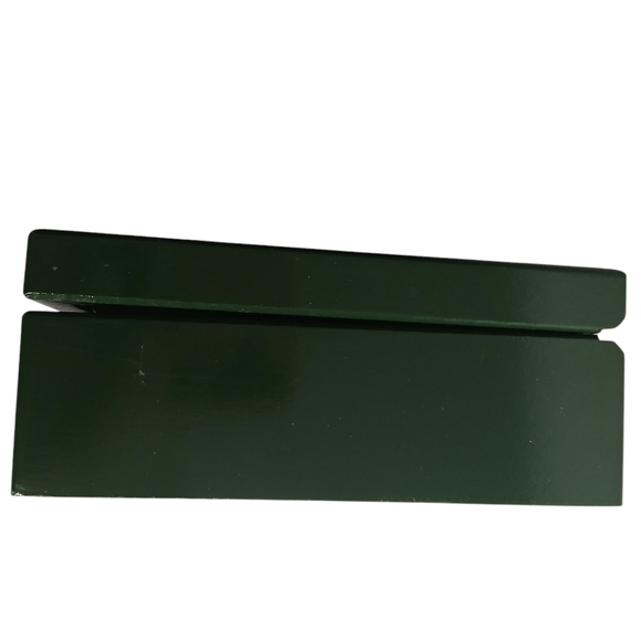 Set of 4 Vintage Christmas Coasters Fox Hunting French Horn in a Wooden Box - Picture 8 of 13